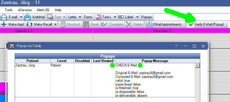 Open Dental Screenshot